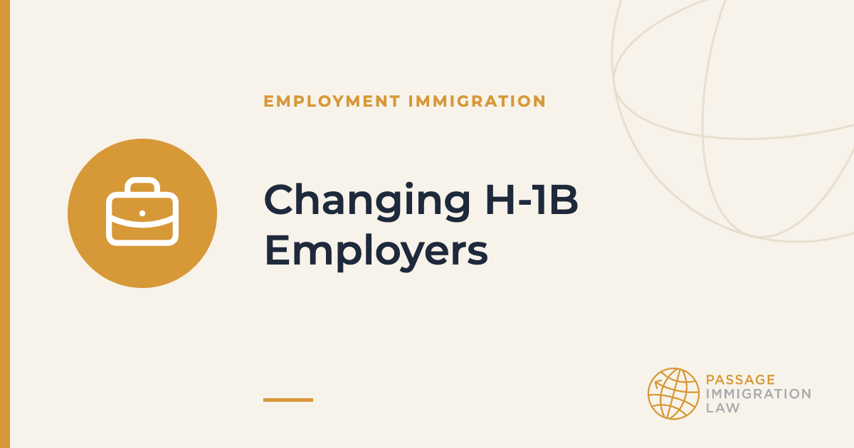 Changing H-1B Employers