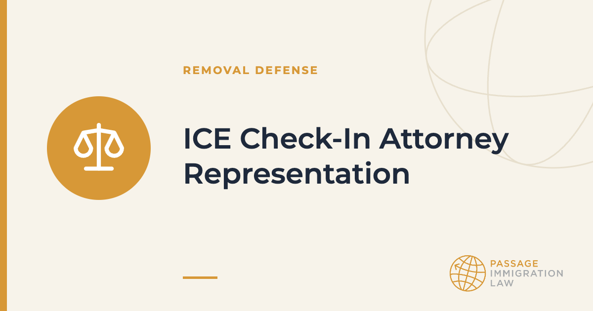 ICE Check-In Attorney Representation