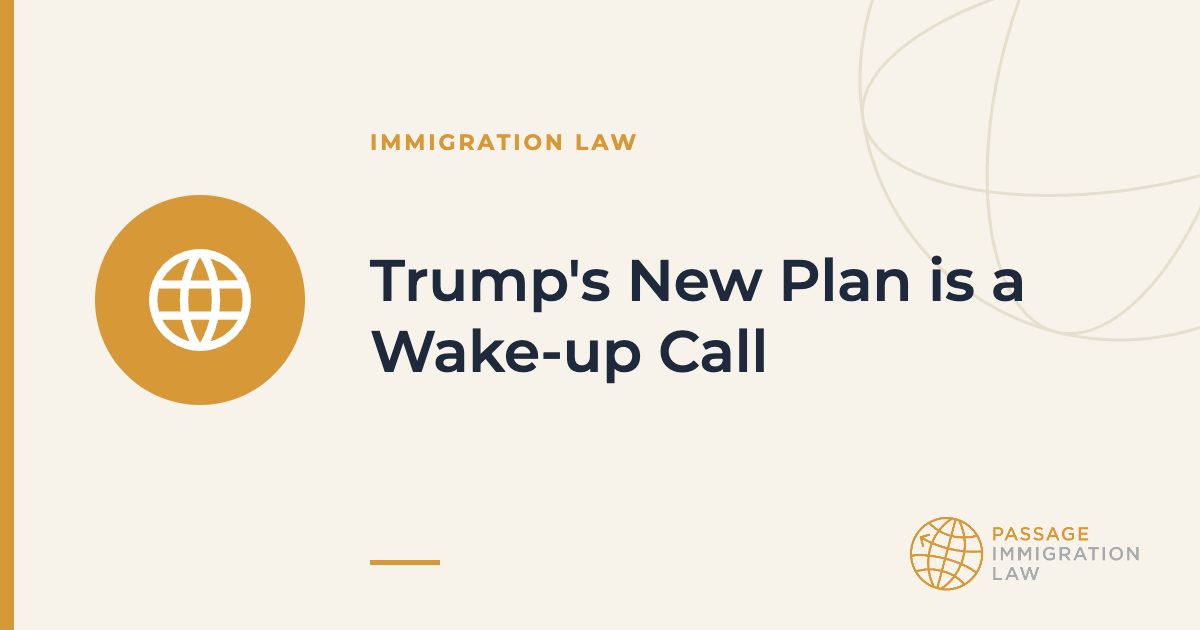 Trump's New Plan is a Wake-up Call